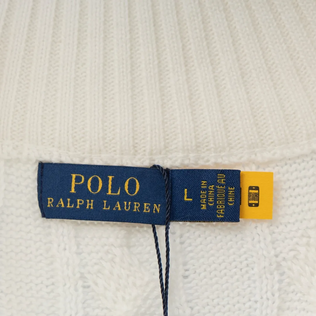 P290 top version (different currencies) You can scan the QR code to enter the official website Style: Ralph Lauren POLO Ralph Lauren small label embroidered knitted old money style half-zip pullover long-sleeved sweater Color: Picture color Size: XS-XL Fabric: Pure cotton Accessories: Full set of customized accessories No gender distinction, same style for men and women